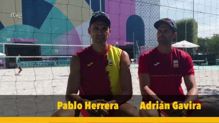 Voley Playa - Pablo Herrera y Adrián Gavira: "Tenemos que hacer es creer en nosotros mismos porque podemos hacerlo"