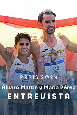 Atletismo JJOO París 2024 - María Pérez y Álvaro Martín, a RTVE: "La marcha se merecía este hito"
