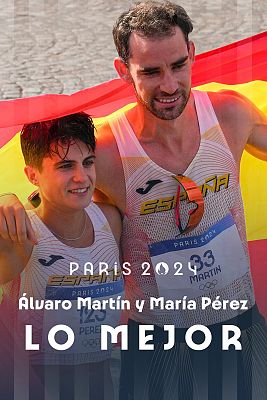Atletismo JJOO París 2024 - Marcha relevos: María Pérez y Álvaro Martín, campeones olímpicos en la maratón por relevos de marcha