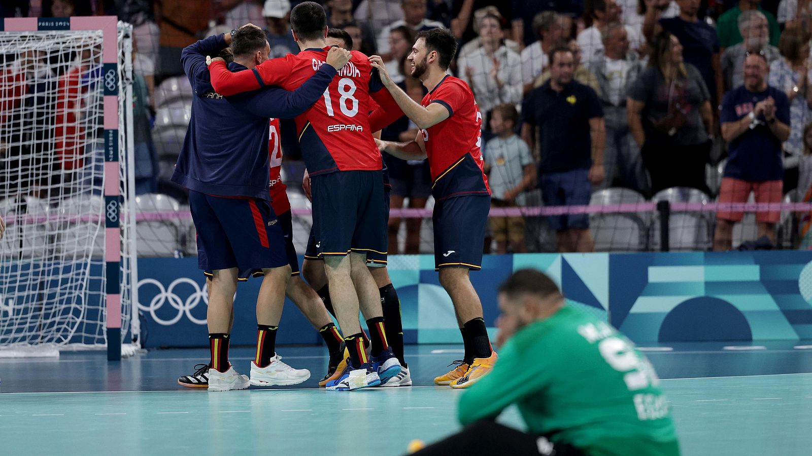 España - Egipto (M) balonmano: los Hispanos tumban a una aguerrida Egipto y lucharán por las medallas