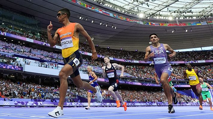 Atletismo + Series de 800m (M): Attaoui gana con autoridad y se mete en semifinales