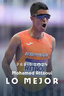 Atletismo JJOO París 2024 - Atletismo + Series de 800m (M): Attaoui gana con autoridad y se mete en semifinales