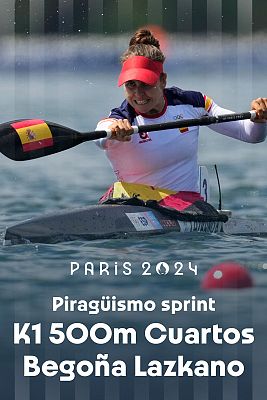 Piragüismo JJOO París 2024 - Sprint: 1/4 final: K1 500m (F)