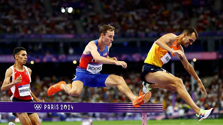 Final 3000m obstáculos (M): Daniel Arce acaba 10º en un drámático final