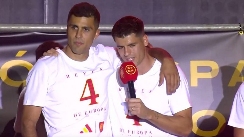 La UEFA sanciona con un partido a Morata y Rodri | Ver