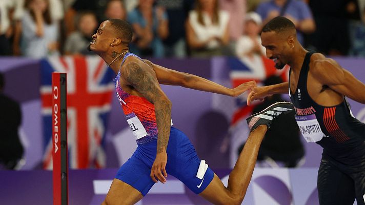 Final 400m (M): Quincy Hall remonta en los últimos metros para tocar la campana del estadio