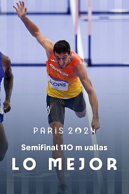 Quique Llopis se mete en la final de 110m vallas y Asier Martínez se queda fuera