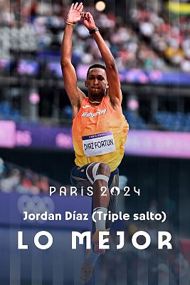 Jordan Díaz se mete en la final de triple salto y luchará por medalla en París 2024