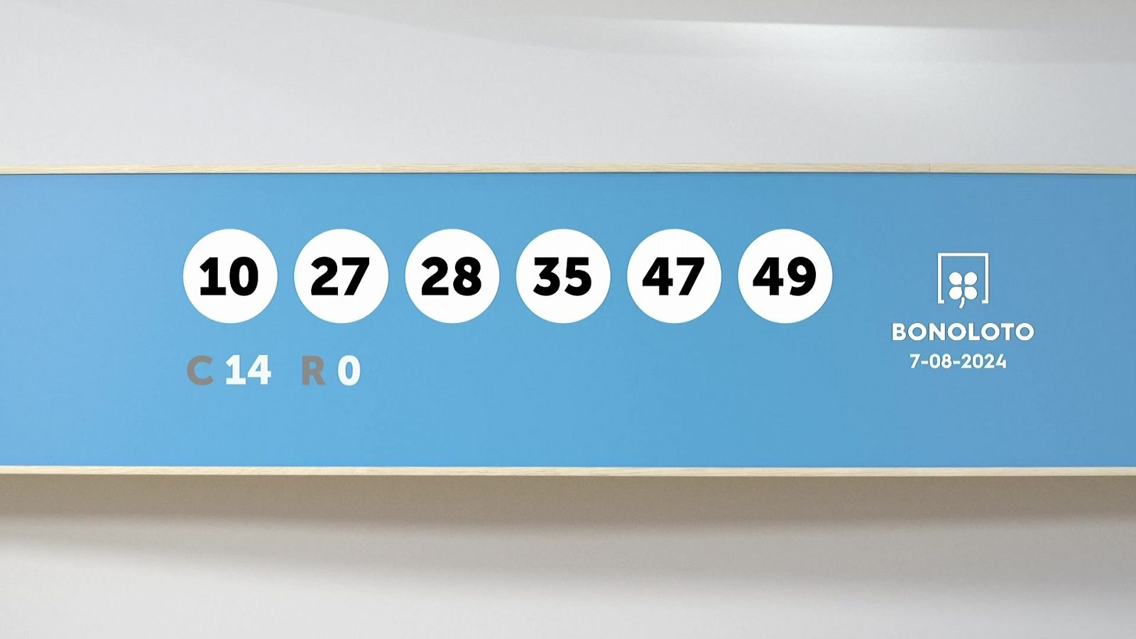 Sorteo de la Lotería Bonoloto del 07/08/2024 - Ver ahora