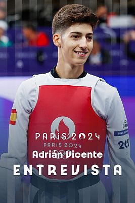 La emoción de Adrián Vicente tras caer derrotado en taekwondo en París 2024