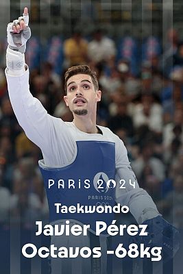 Taekwondo JJOO París 2024 - Octavos.  -68kg (M): J. Pérez Polo (ESP) vs. B. Tubtimdang (THA)