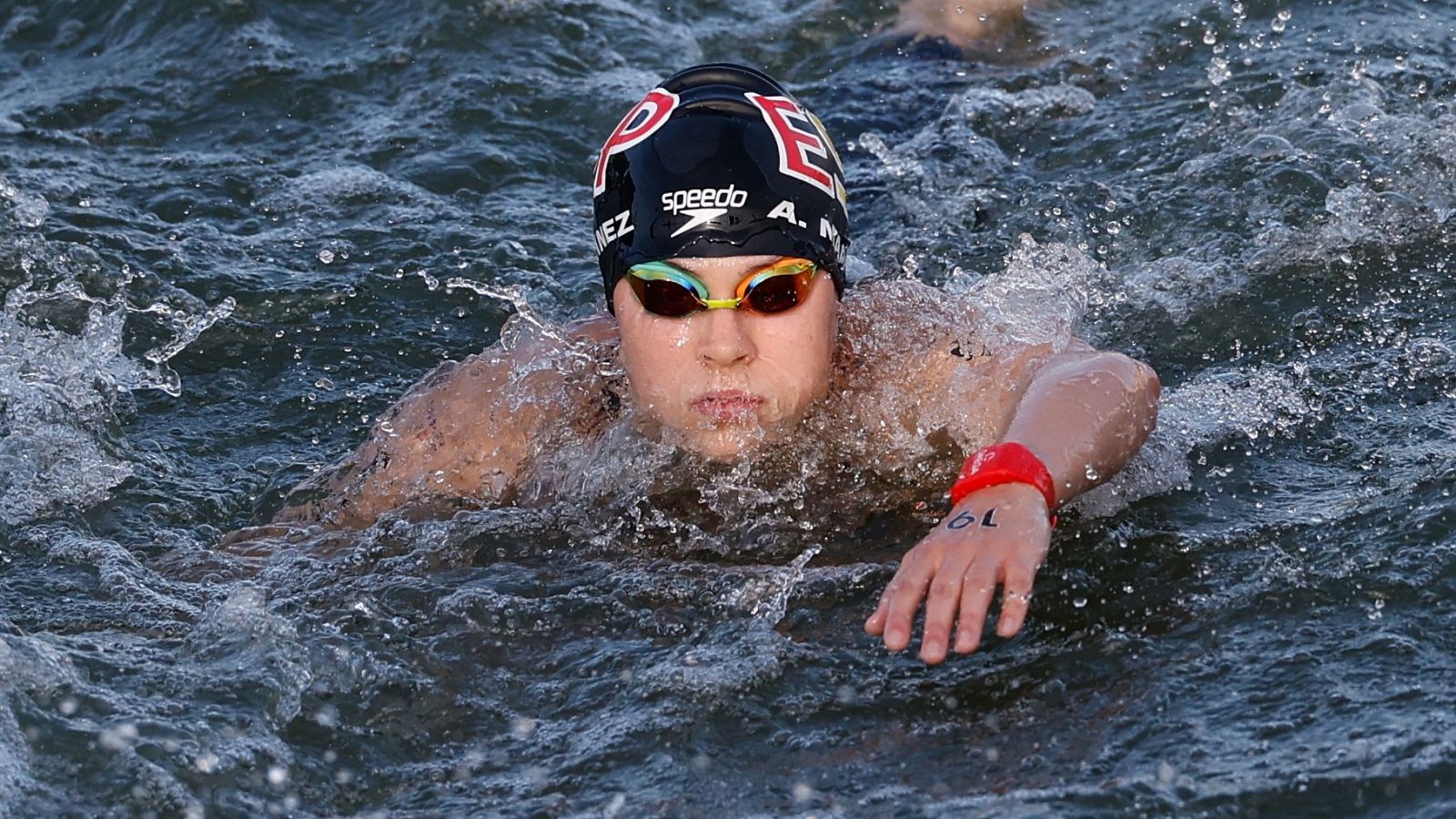 Natación aguas abiertas (F): Ángela Martínez hace 'top ten'