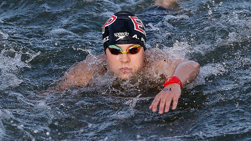 Natación + Aguas abiertas (F): Ángela Martínez se queda a las puertas del diploma olímpico