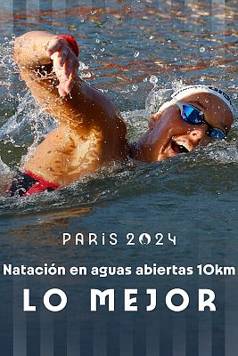 Aguas abiertas JJOO París 2024 - Natación + Aguas abiertas (F): Ángela Martínez se queda a las puertas del diploma olímpico