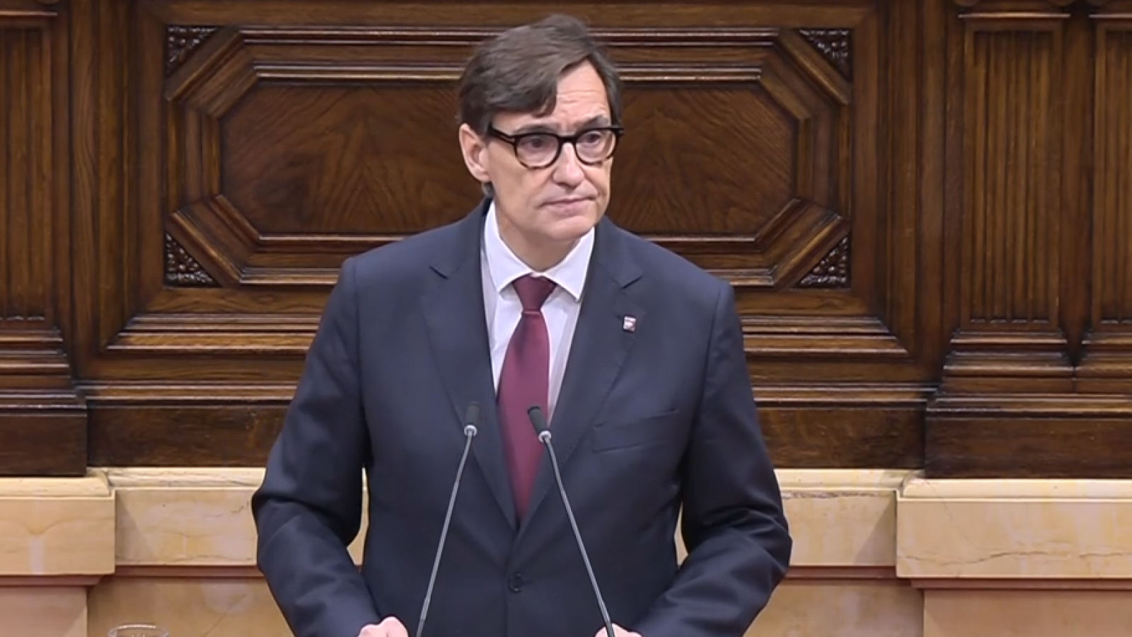 Illa pronuncia su discurso de investidura en el Parlament