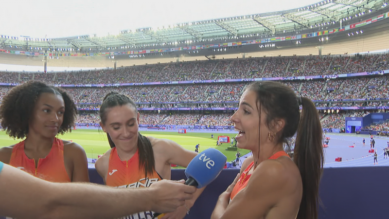 Relevo 4x100: "No está mal para un equipo de blanquitas enanas" - Atletismo JJOO París 2024 | Ver