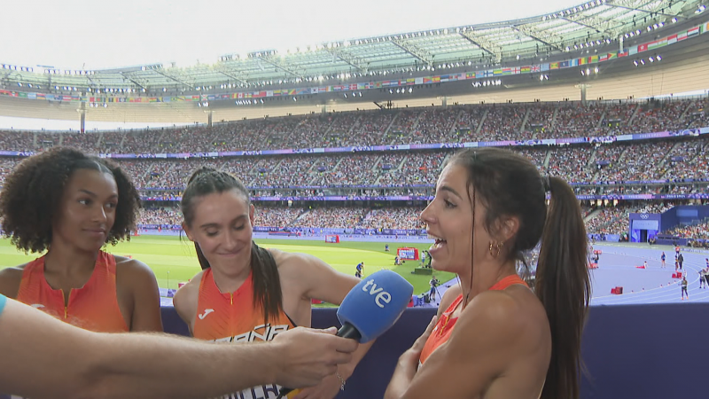 El relevo 4x100 m femenino español: "No está mal para un equipo de blanquitas enanas"