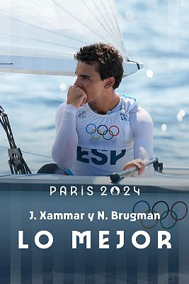 Vela JJOO París 2024 - Vela 470 mixto: Xammar y Brugman, novenos en la Medal Race, se quedan sin medallas