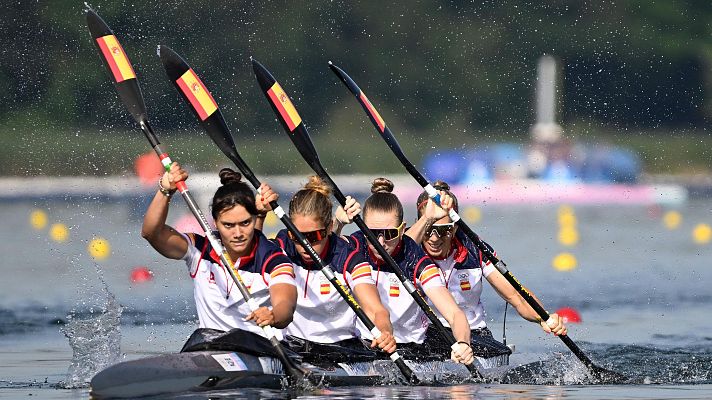 Juegos Olímpicos París 2024 - Piragüismo | El K4 500 (F) termina sexto