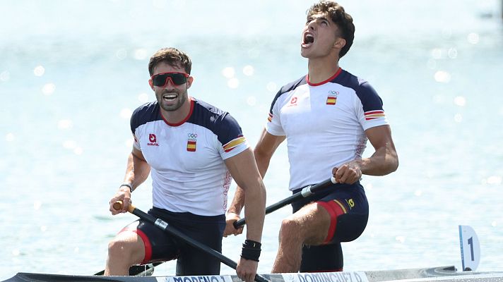 Piragüismo - Piragüismo C2 500: Domínguez y Moreno, un bronce de 'photo finish'