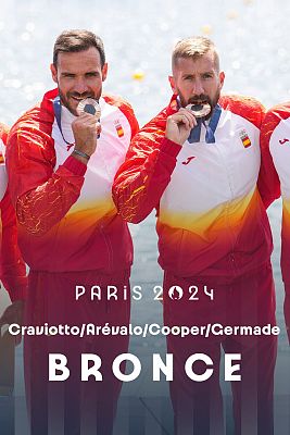 Piragüismo K4 500: el K4-500 se cuelga el bronce en París 2024