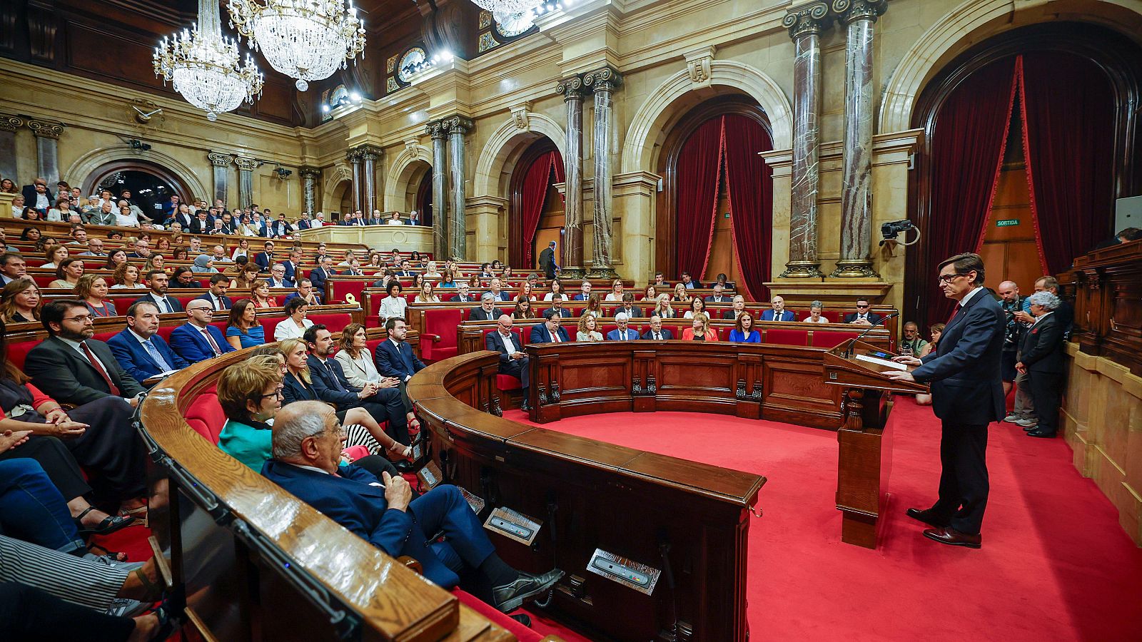 Pleno de investidura de Illa: así han sido las intervenciones de los partidos