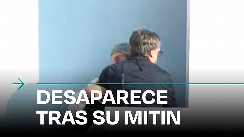 Puigdemont vuelve a desaparecer tras su vuelta a España