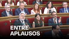 Puigdemont: así ha sido su no votación en la investidura de Salvador Illa