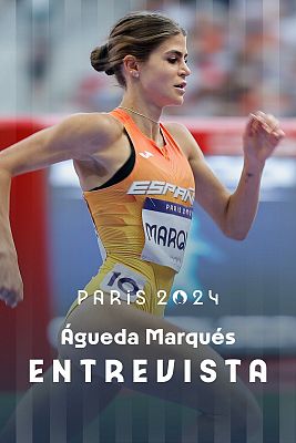 Atletismo JJOO París 2024 - Águeda Marqués, a RTVE: "No sabía cómo había llegado, he visto el marcador y no me lo puedo creer, estoy flipando"