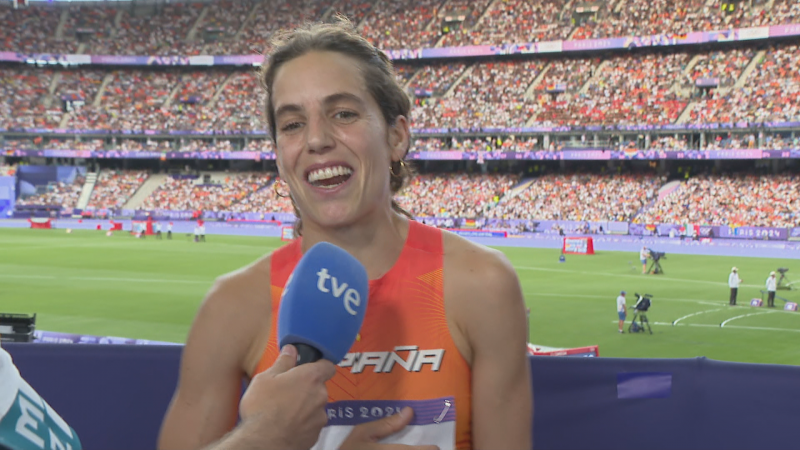 Marta Pérez, récord de España y 8ª en 1.500m: "No voy a llorar por haber bajado a 3:57"