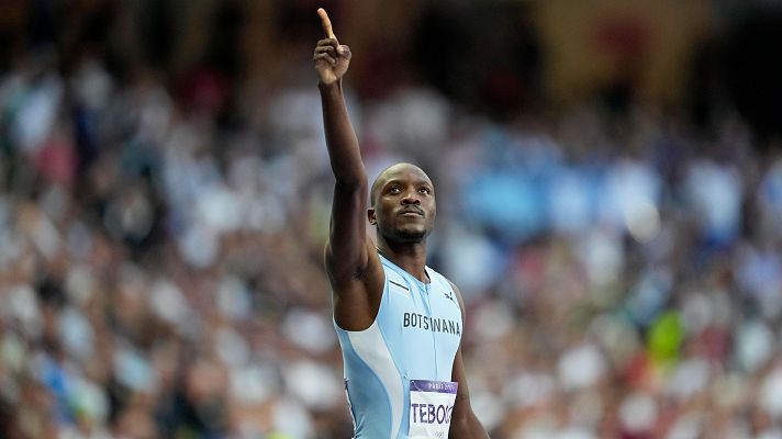 Final Atletismo 200m (M): Tebogo consigue el oro y deja a Noah Lyles sin doblete