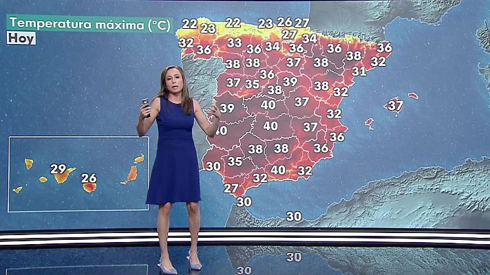 El tiempo - Intervalos de viento fuerte en las costas atlánticas gallegas