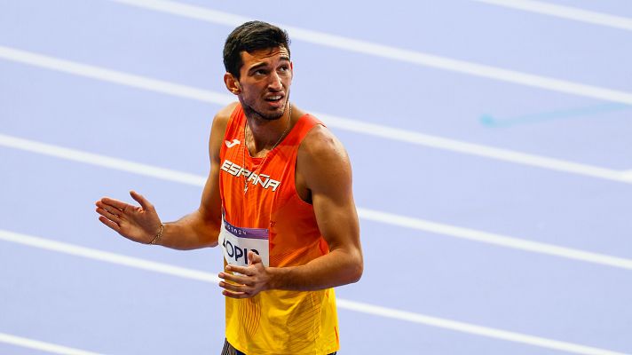 Final Atletismo 110m vallas (M): Quique Llopis firma una cuarta posición y Grant Holloway se lleva el oro