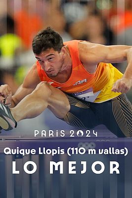 Final Atletismo 110m vallas (M): Quique Llopis firma una cuarta posición y Grant Holloway se lleva el oro