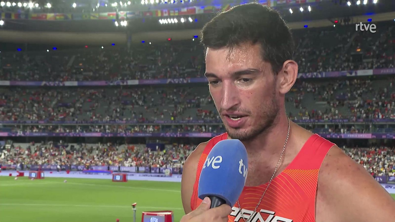 Quique Llopis, autocrítico después de la final de 110m vallas - Juegos Olímpicos París 2024 | Ver