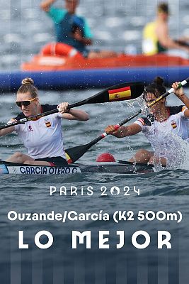 Piragüismo JJOO París 2024 - Piragüismo Series K2 500 (F): Ouzande y García no consiguen el pase a la final