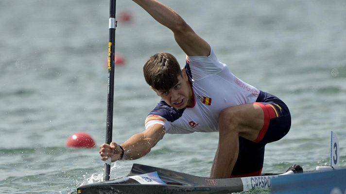 Piragüismo JJOO París 2024 - Piragüismo Series C1 1000: Pablo Crespo acaba el último de su serie y no disputará la finalº