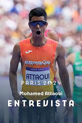 Atletismo JJOO París 2024 - Mohamed Attaoui: ''He corrido tácticamente muy mal, pero tengo mucha fuerza''