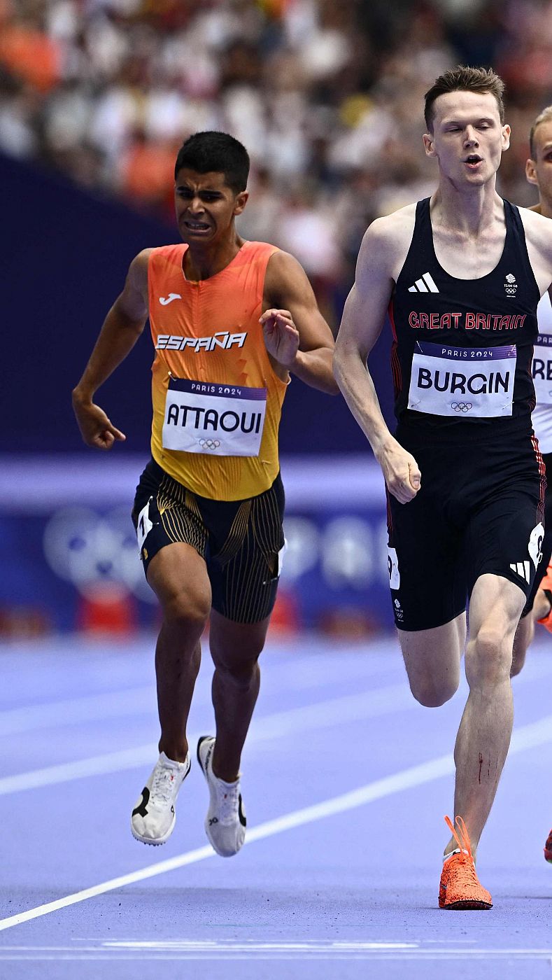 Mohamed Attaoui se hace con una plaza para la final de 800m | Atletismo | JJOO Paris 2024