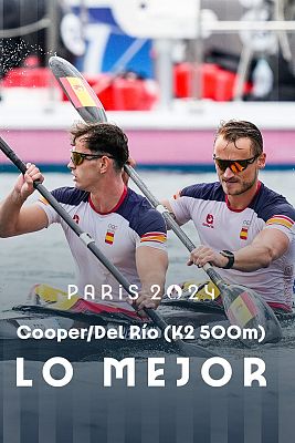 Piragüismo JJOO París 2024 - Piragüismo final K2 500 (M): Cooper y Del Río rozan el bronce