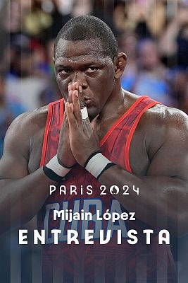 Lucha JJOO París 2024 - Mijaín López, a RTVE: "Es una celebración bonita que quedará para la historia"