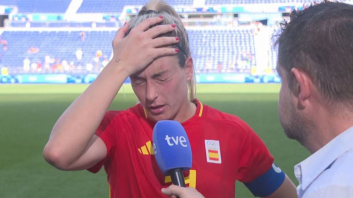 Fútbol JJOO París 2024 - Alexia Putellas explica al borde de las lágrimas por qué tiró ella el penalti