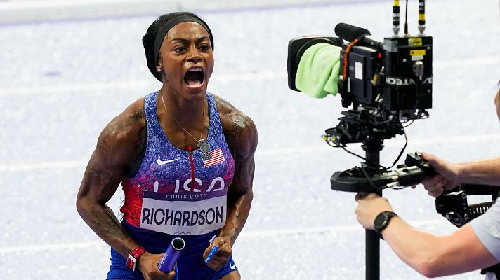 Atletismo carrera 4x100m (F): Estados Unidos logra el oro