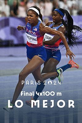 Atletismo JJOO París 2024 - Atletismo carrera 4x100m (F): Estados Unidos logra el oro