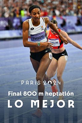 Atletismo 800m heptatlón (F): Johnson-Thompson se cuela en un podio marcado por las belgas Thiam y Vidts