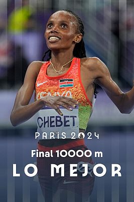 Atletismo final 10000m (F): Chebet se impone en una apretada final a Battocletti