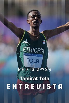 Atletismo JJOO París 2024 - Tola, a RTVE tras ganar la maratón: "Esto es muy importante en mi vida"