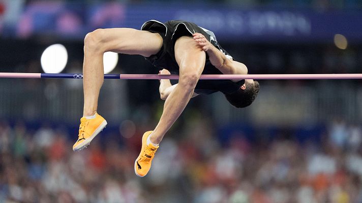 Atletismo JJOO París 2024 - Atletismo salto de altura (M): Hamish Kerr se lleva el oro en el desempate ante Shelby McEwen