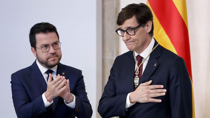 Telediario Fin de Semana - Illa toma posesión como 'president' y se compromete a respetar la diversidad de Cataluña