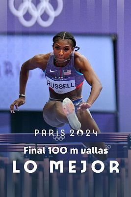 Atletismo final 100m vallas (F): Masai Russell, oro olímpico en los 100m vallas